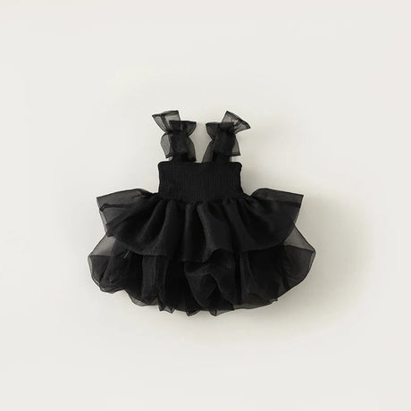 Summer Girls' Dress 2024 New Fashion Kid's Clothing Children's Performance Dress Princess Bow Fluffy Mesh Dresses